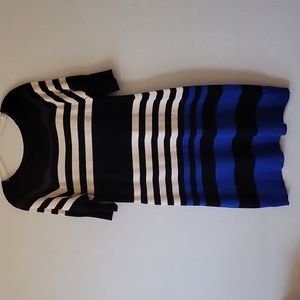 Mison Brittany knit color block dress large